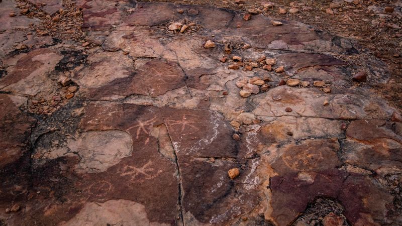 Featured image for "Brazilian Discovery: Prehistoric Drawings Unearthed Near Dinosaur Footprints"