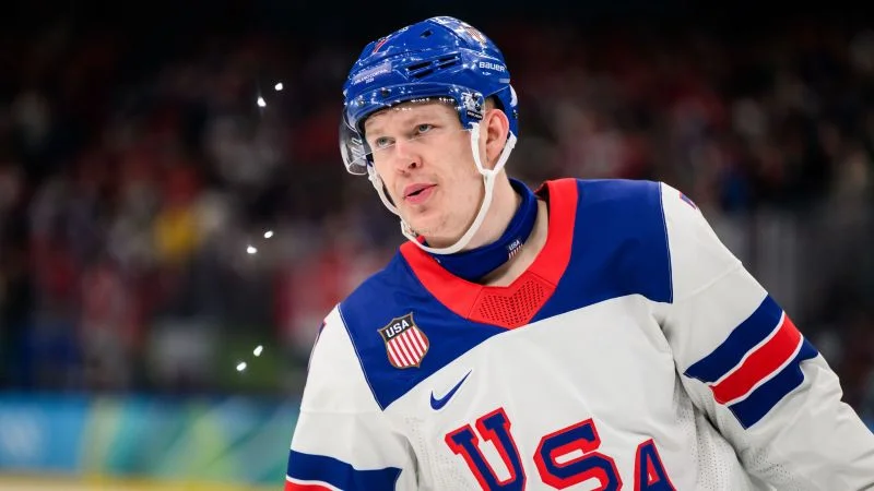 Brady Tkachuk distances himself from AI-generated White House taunt as fake