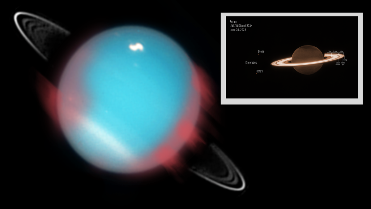 "James Webb Space Telescope to Explore Saturn and Uranus Light Shows"