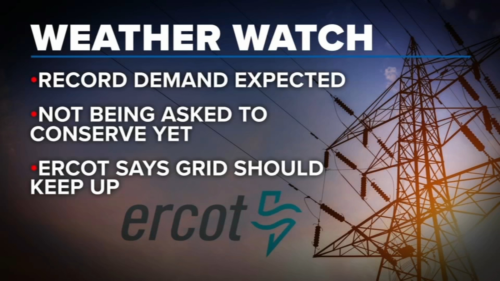 Featured image for ERCOT issues Weather Watch as Texas heatwave strains power grid.