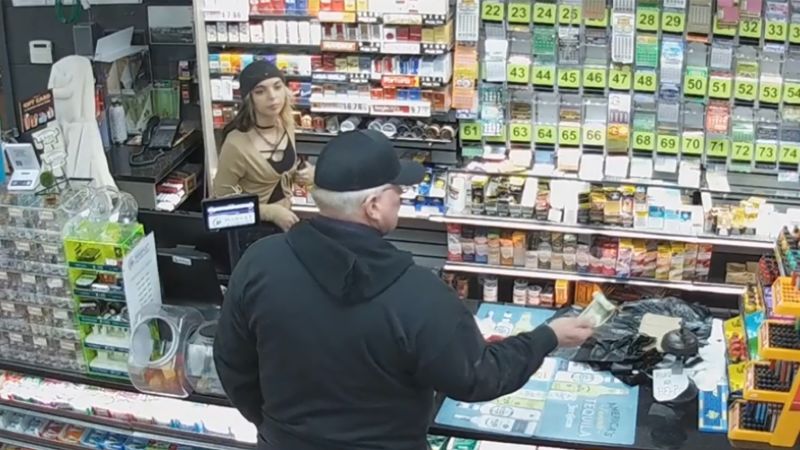 Liquor store clerk indicted for attempting to claim customer's $3 million lottery ticket.
