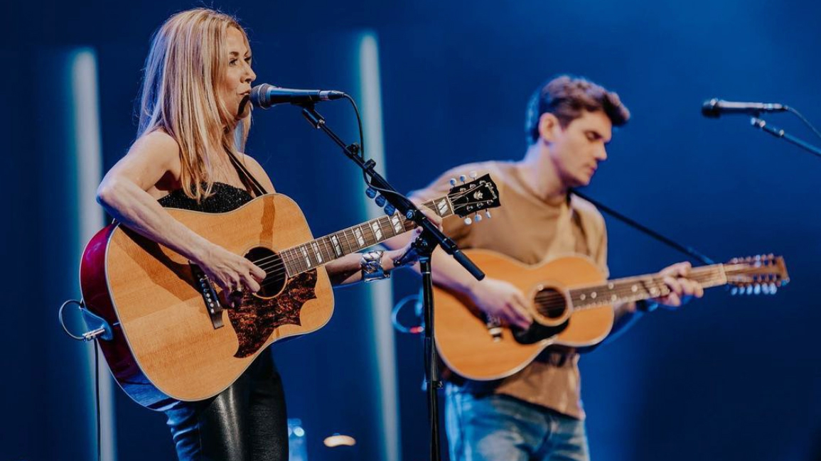 John Mayer's Solo Tour Takes Nashville by Storm with Surprise Guest Sheryl Crow.