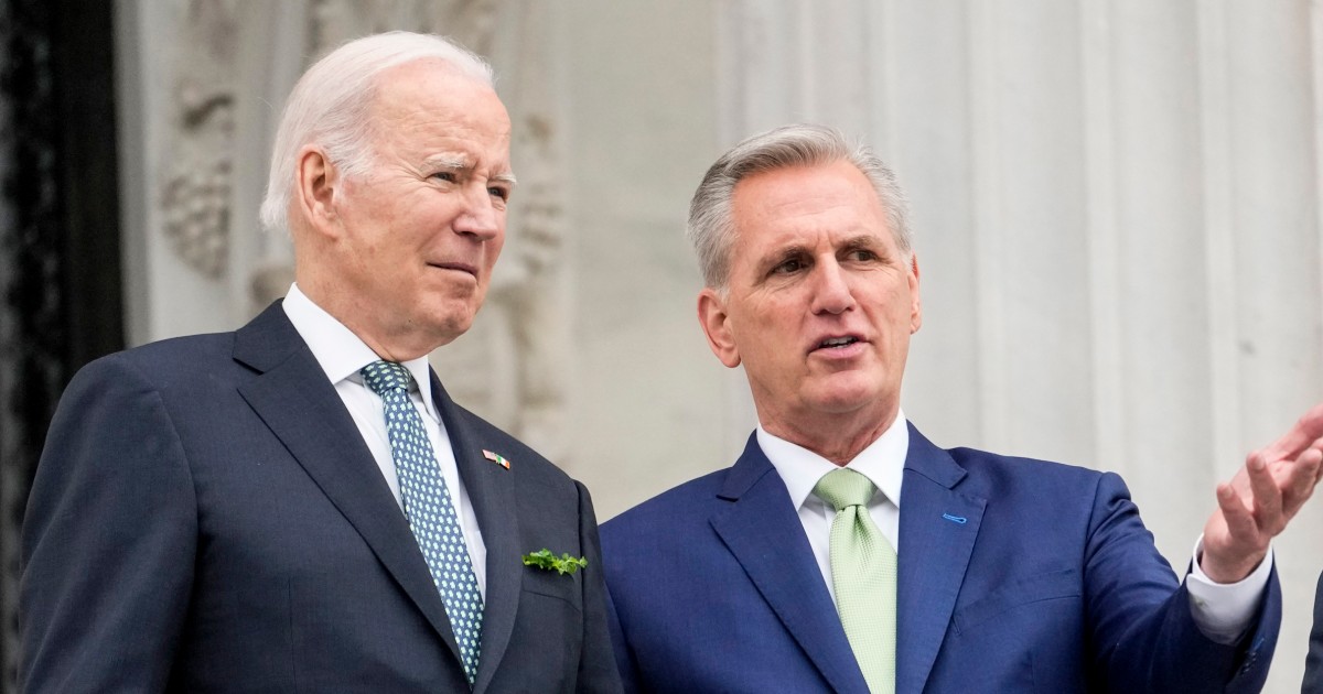 Biden and McCarthy hold crucial debt ceiling talks.