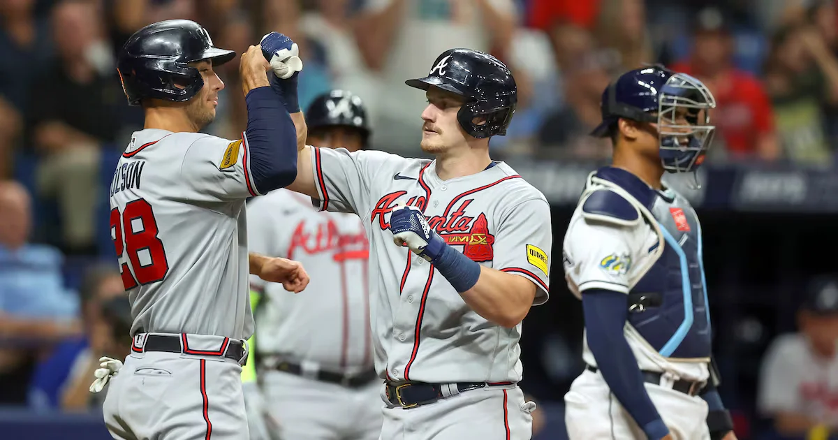 "Braves' Record-Breaking Home Run Propels Victory over Rays"