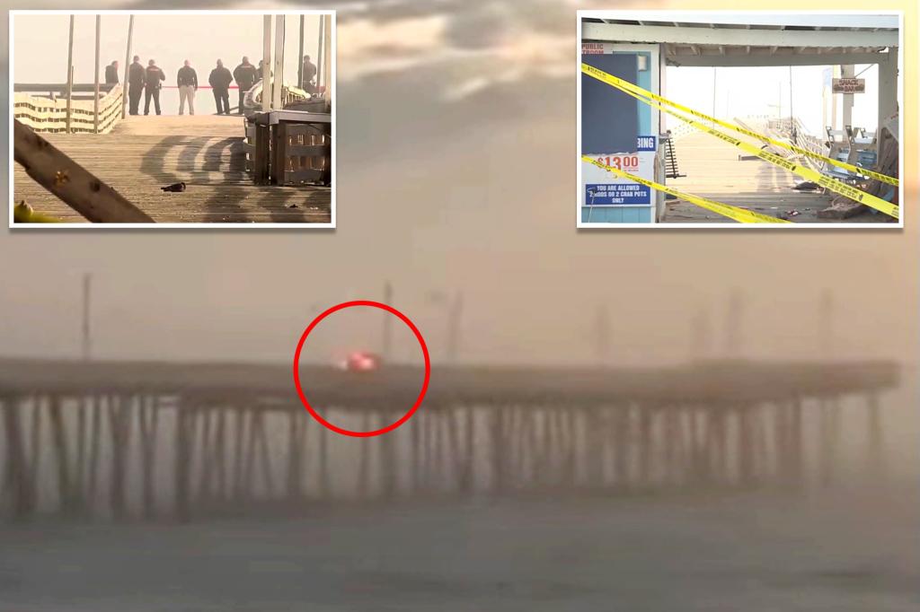 Car Plunges Off Virginia Beach Pier into Atlantic Ocean: Recovery Delayed