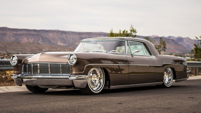 Featured image for "Stunning 1957 Lincoln Continental Restomod: A Low-Rider Classic for Sale"