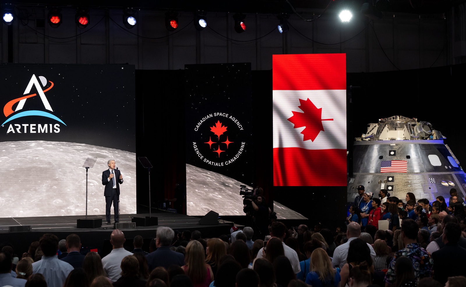 Canada joins Artemis mission with robotic lunar rover.