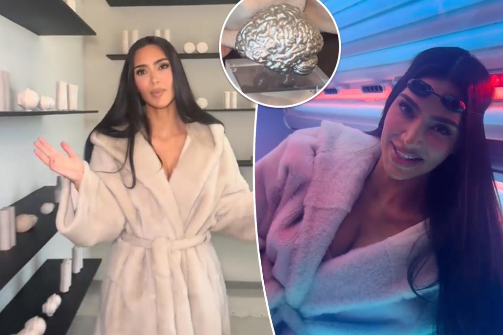 "Inside Kim Kardashian's Lavish Office: Tanning Bed, Custom Mannequin, and 3D Brain Scan"