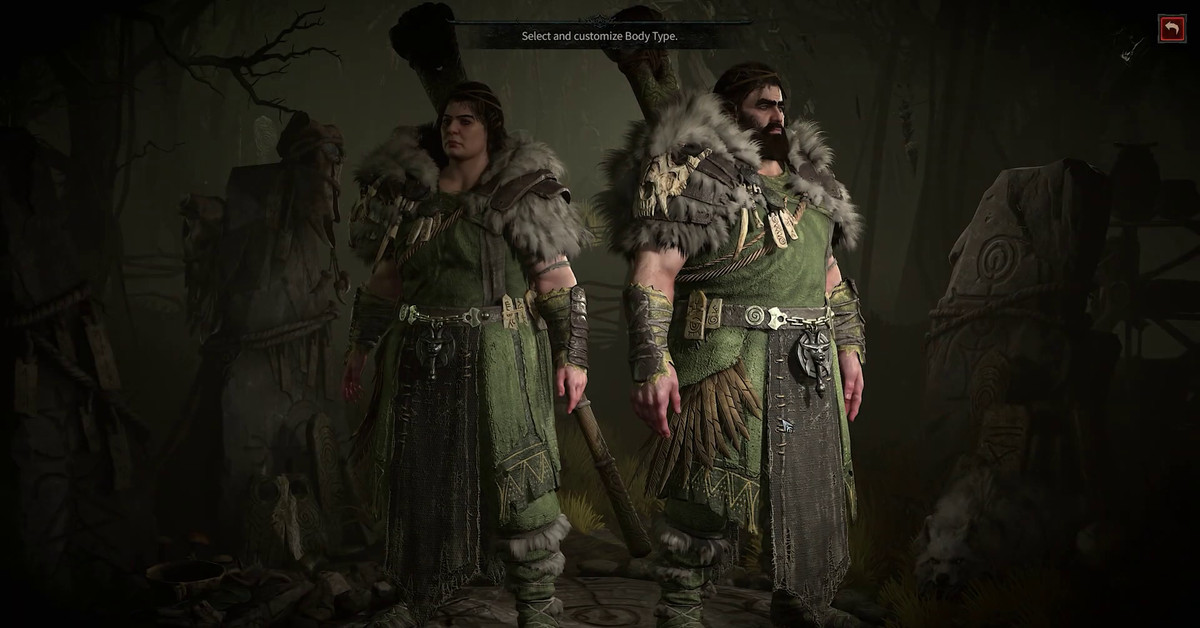 "Blizzard's Body Type Issues Exposed in Diablo 4's Character Creator"