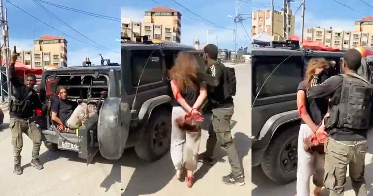 Israeli Hostages Taken by Hamas in Gaza Militant Assault