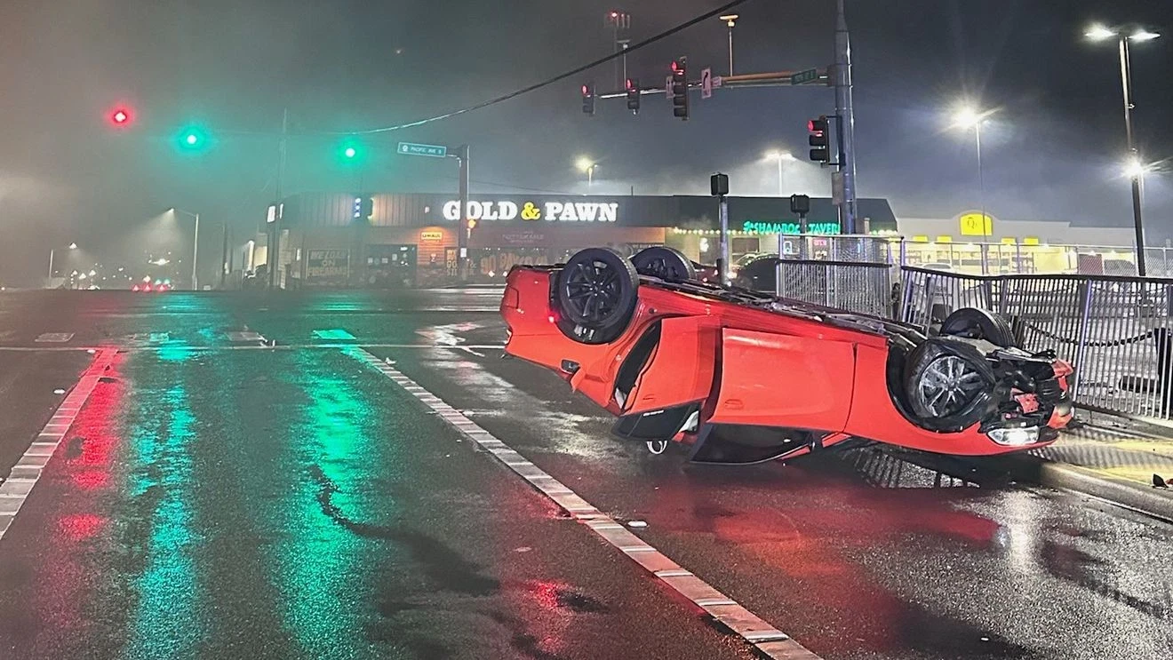 Featured image for No Injuries in Pierce County Rollover Crash