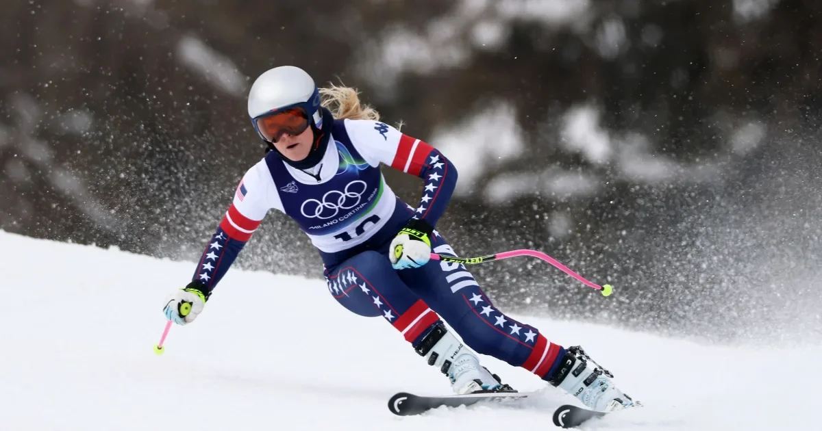 Lindsey Vonn chases one last Olympic run on a titanium knee with a ruptured ACL.