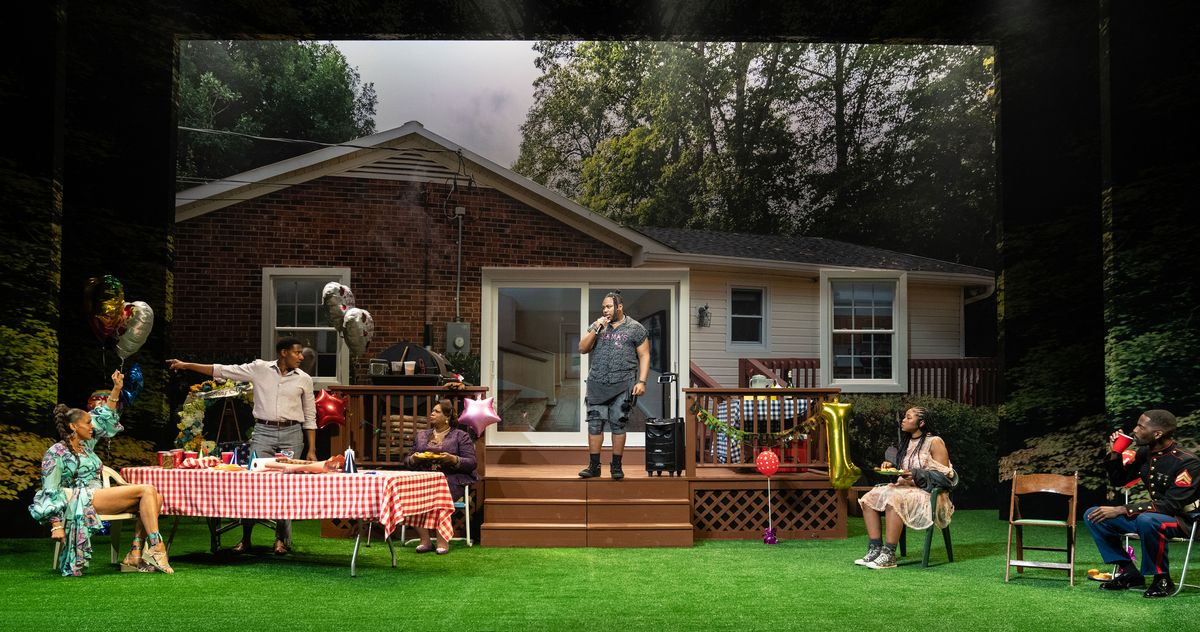 Featured image for 'Fat Ham' Brings Meaty Masculinity to Broadway