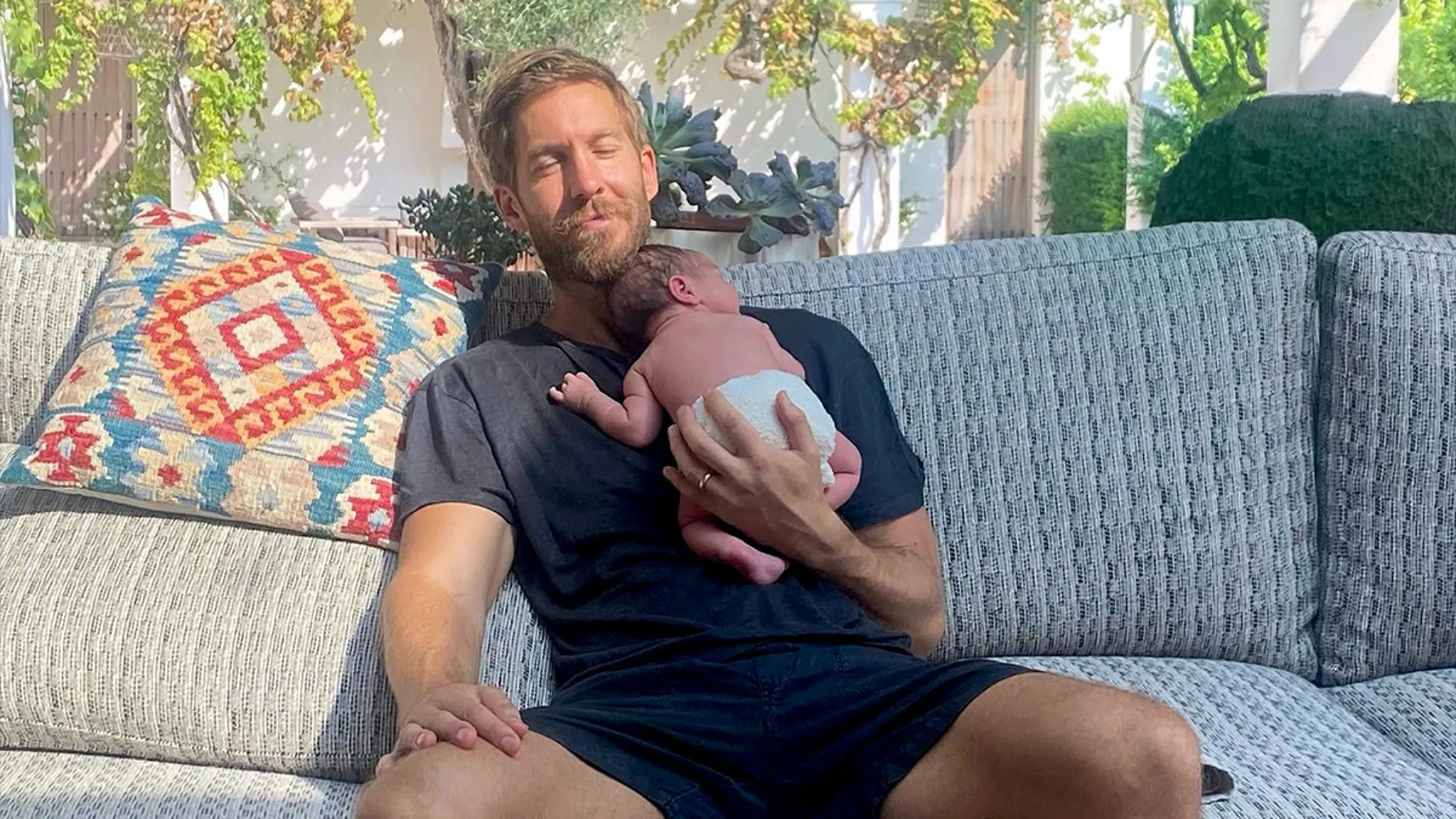 Featured image for Calvin Harris Celebrates Birth of Son Micah with Wife Vick Hope