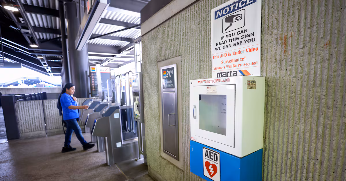 Featured image for MARTA Stations Remove Public Access to Defibrillators