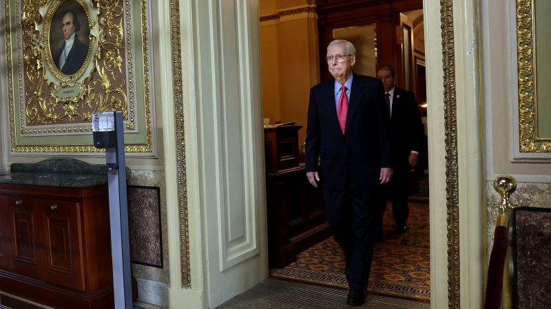 Mitch McConnell's Stance on Ukraine Aid Amidst Political Controversy