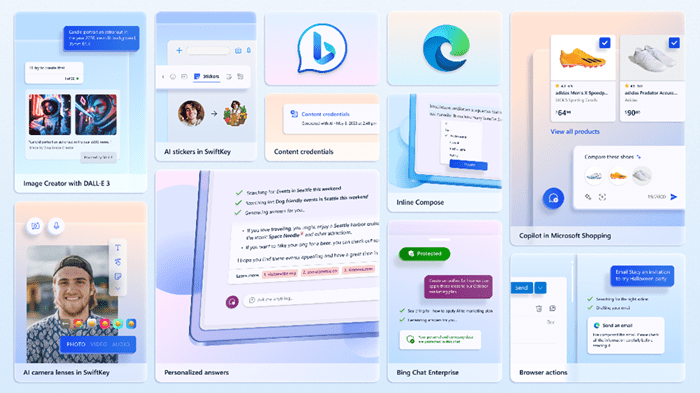 Featured image for Microsoft Bing integrates DALL-E 3 for personalized answers and watermarked AI images