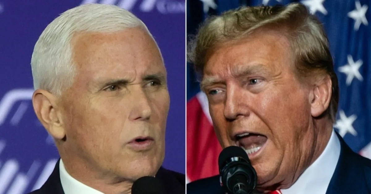 "Mike Pence Condemns Trump's 'Unacceptable' Jan. 6 'Hostages' Rhetoric"
