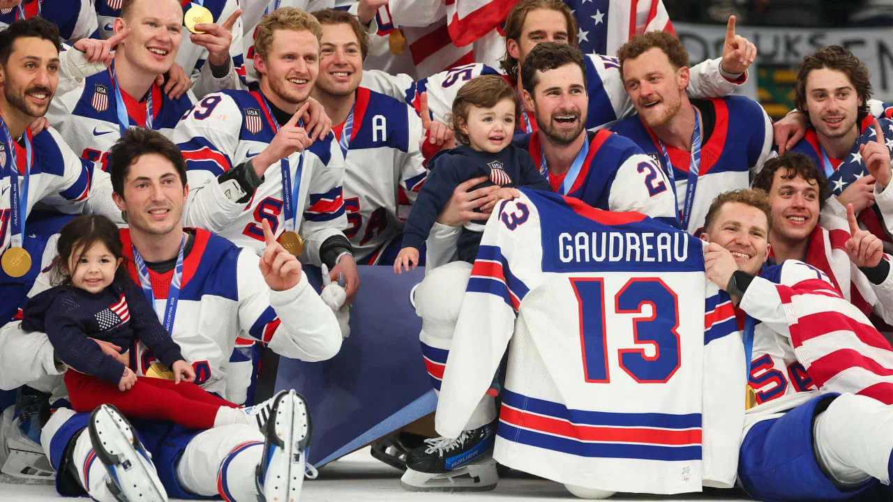 USA Clinches Olympic Hockey Gold, Honors Gaudreau’s Memory