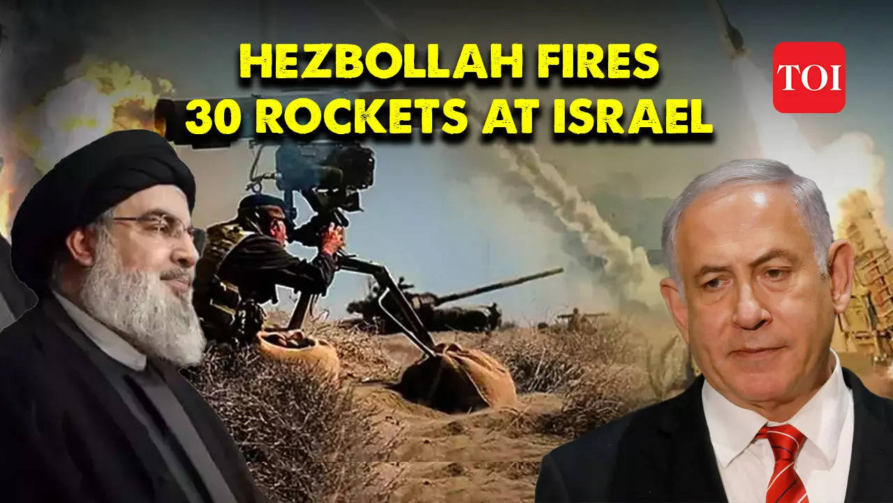 Featured image for "Hezbollah's Retaliation: Rockets Target Israel Following Drone Strike"