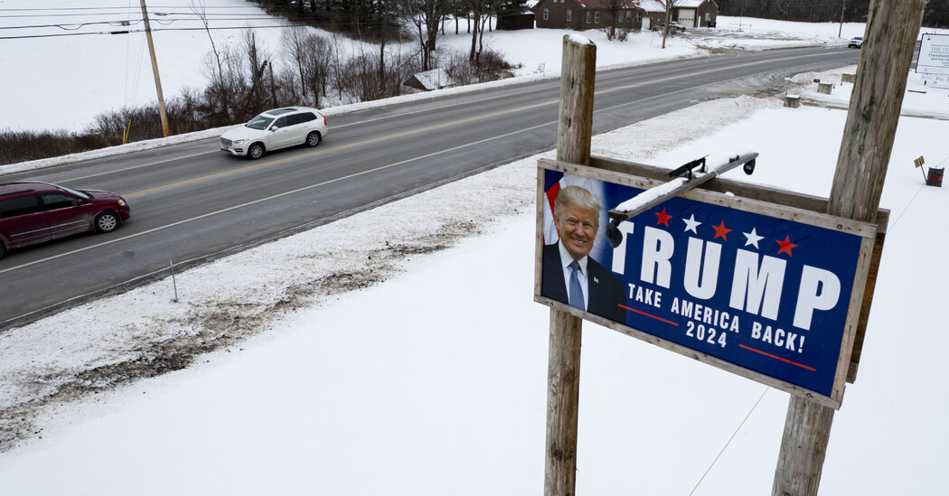 "Trump's Dominance in New Hampshire Primary and Voter Sentiment Toward Biden"