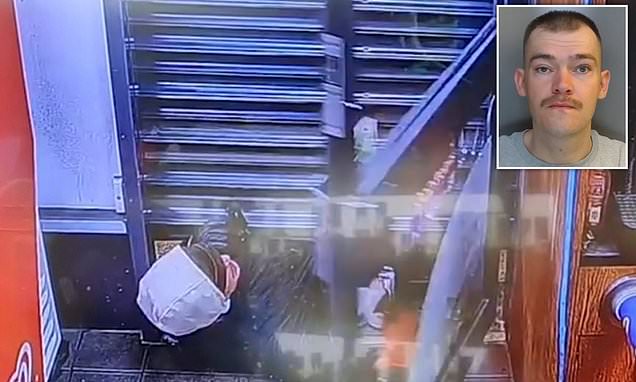 Featured image for Shopkeeper thwarts armed robbery by trapping intruder under shutters.
