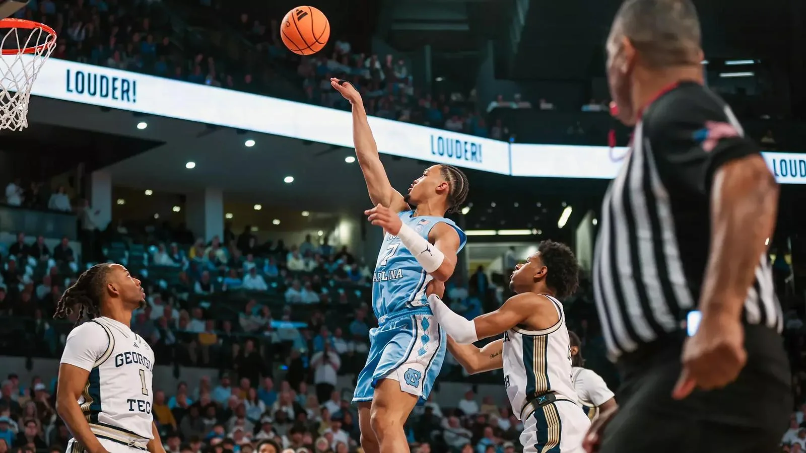 Tar Heels ride Wilson and Veesaar to decisive win at Georgia Tech