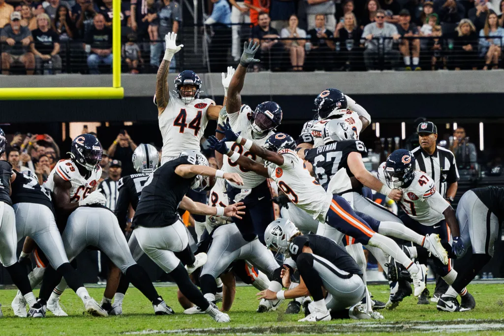 Featured image for Bears' Game-Changing Block Secures 2-2 Record in Week 4