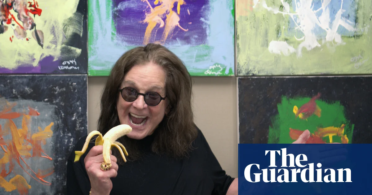 Featured image for Ozzy Osbourne teams up with rescued chimps for charity paintings