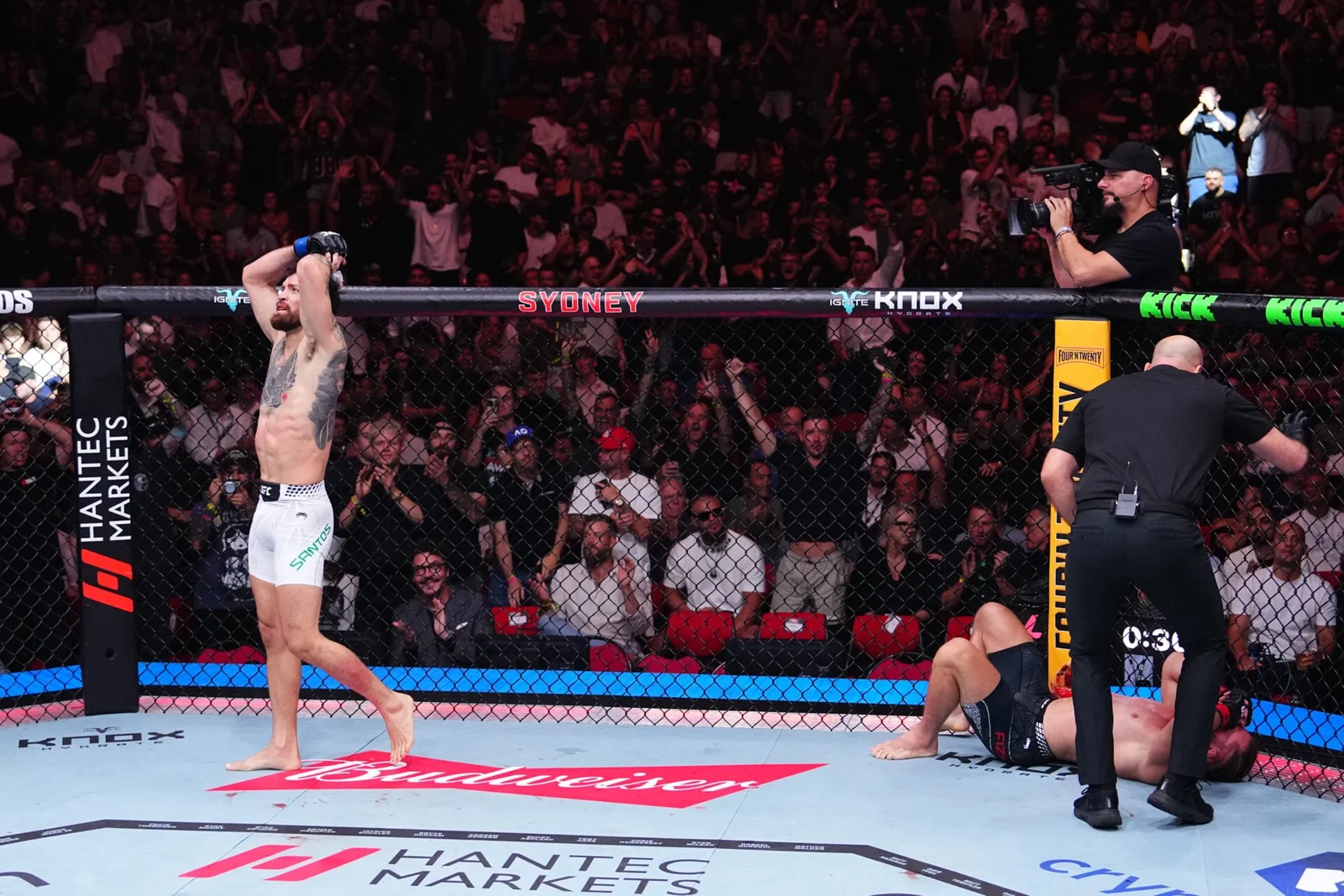 Ruffy's UFC 325 KO nets $100k and taunts McGregor, Pimblett