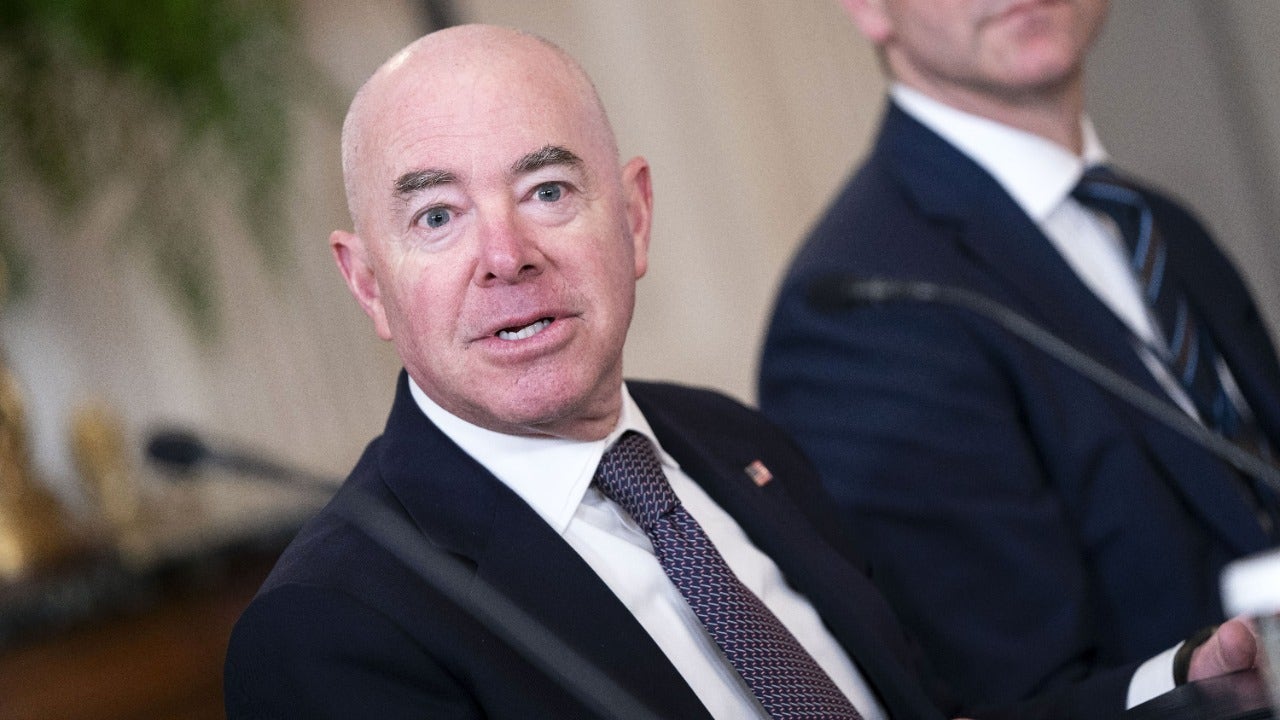 "Mayorkas Addresses 'SNL' Mockery of Biden's Age Trend"