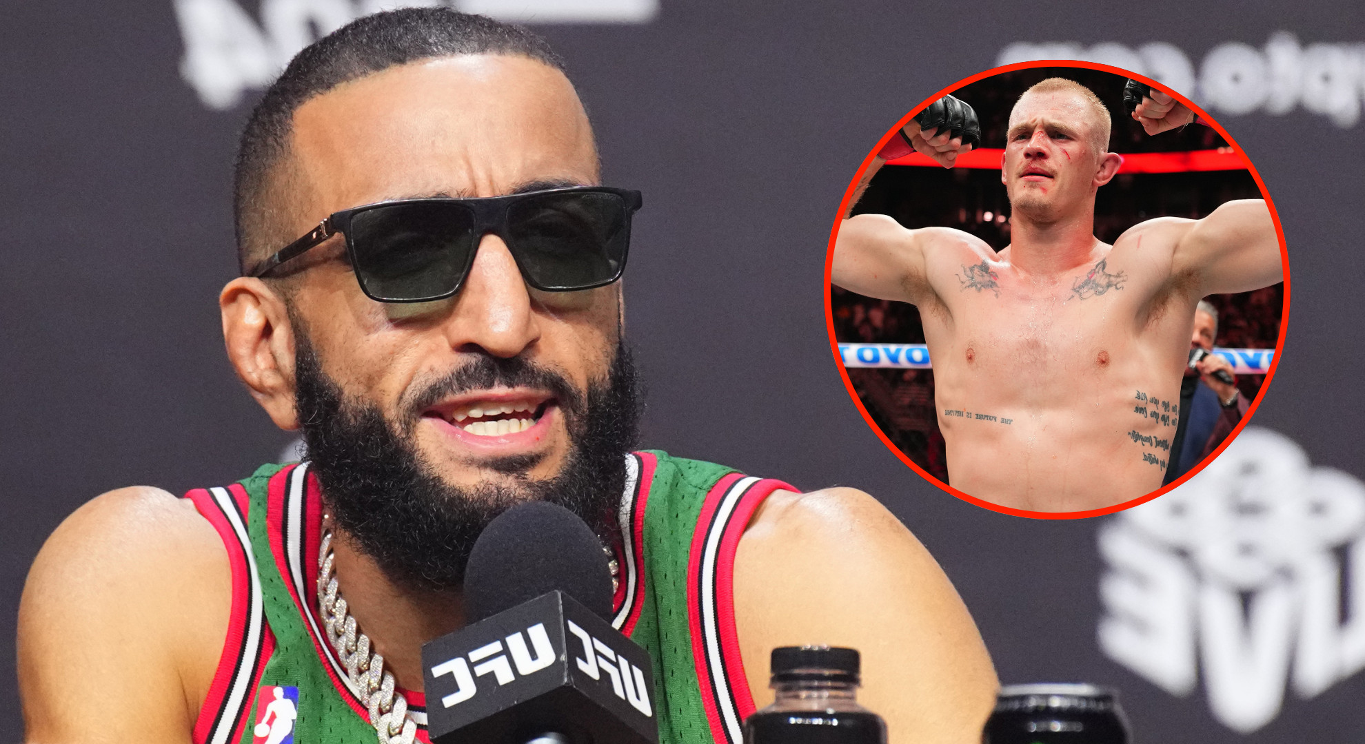 Featured image for Belal Muhammad dismisses Ian Garry's UFC 319 fight callout with AI-driven trash talk