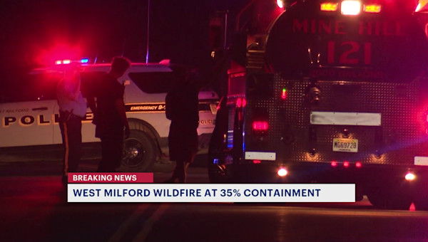 West Milford Wildfire Continues to Spread and Threaten Structures