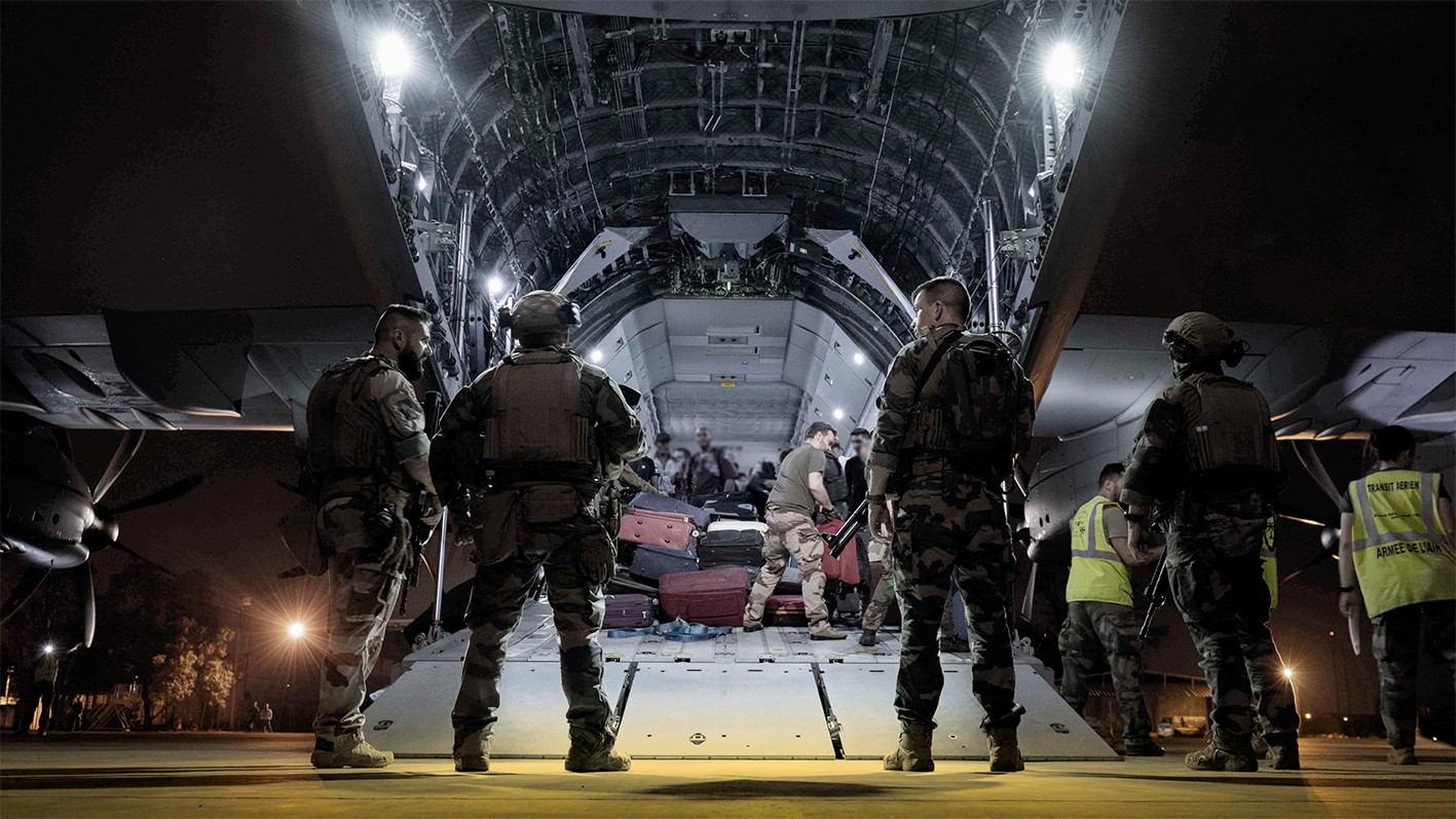 France leads evacuation as deadly fighting continues in Sudan.