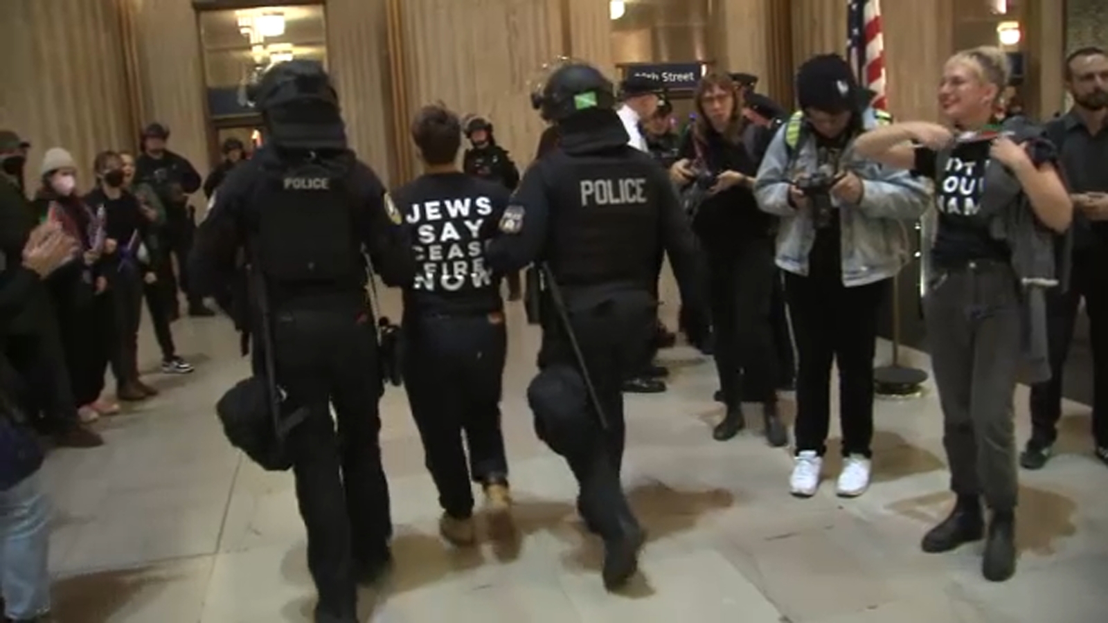 Protesters Arrested in Philadelphia and Syracuse Demanding Gaza Ceasefire
