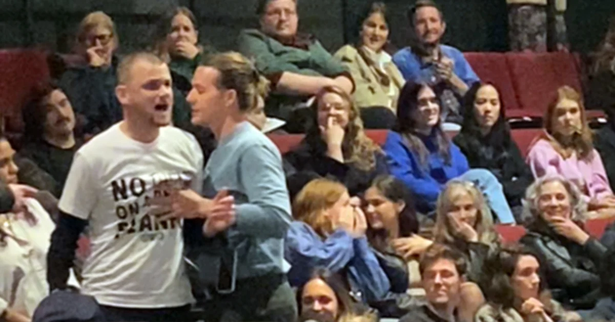 Featured image for "Climate Activists Disrupt Jeremy Strong's Broadway Show 'An Enemy of the People'"