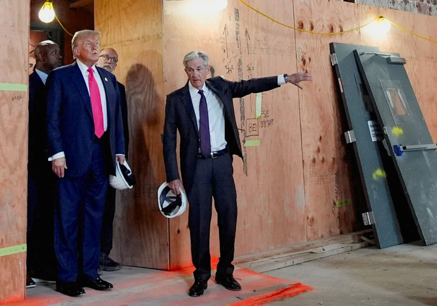 Trump and Powell's Fed Visit Sparks Public Feud and Praise