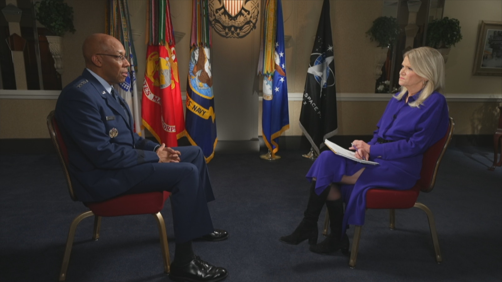 "Joint Chiefs Chairman Reveals US Strategy to Deter Iran-Backed Houthis in Red Sea"
