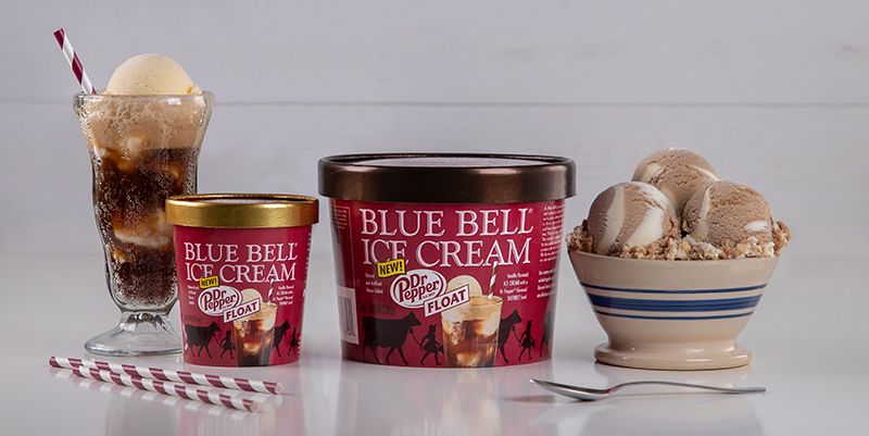 Featured image for The Controversy Surrounding Blue Bell's Dr Pepper Ice Cream Flavor