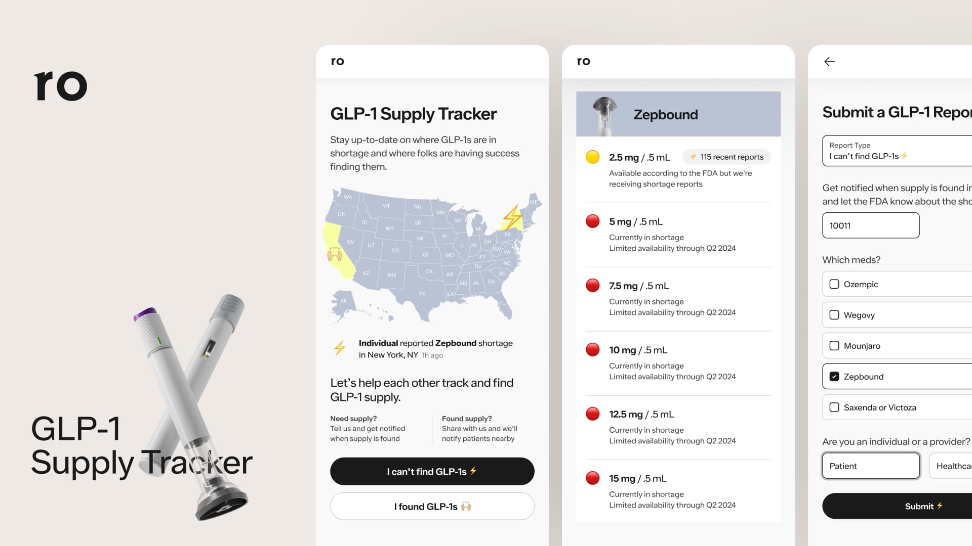 Featured image for "Ro Introduces GLP-1 Supply Tracker Amid Shortages"