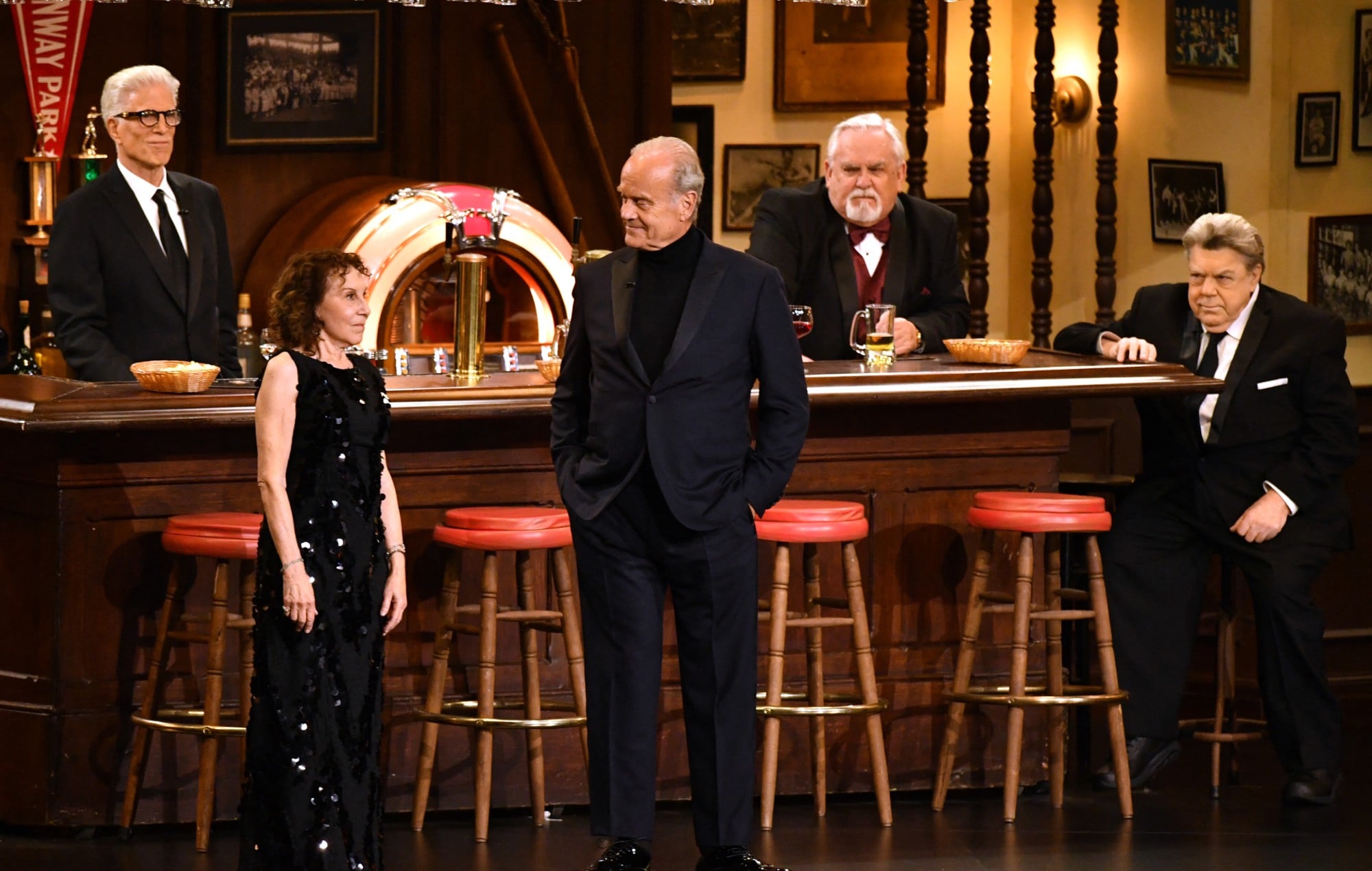 Featured image for "Emmys 2024: Cheers Cast Reunites at the Bar"