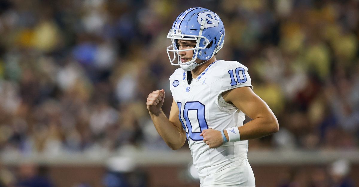 Featured image for "Drake Maye Impresses Patriots and Broncos at North Carolina Pro Day"