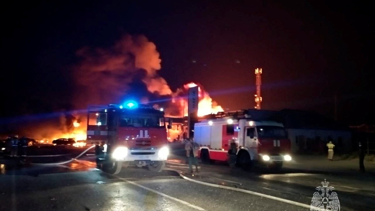 Deadly Fire and Explosion at Petrol Station in Dagestan, Russia Claims 25 Lives