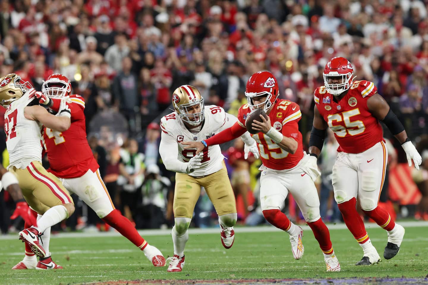 "Chiefs vs. 49ers: Super Bowl 2024 Overtime Showdown and MVP Hat"