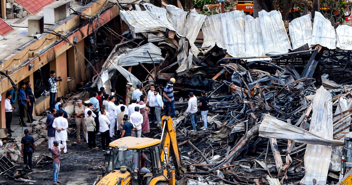 "Deadly Fire at Unlicensed Indian Amusement Arcade Kills 27"