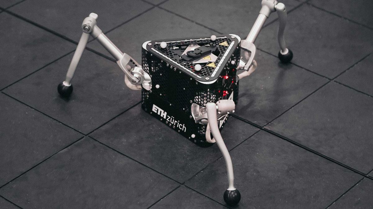 "Zero-Gravity Testing: Hopping Robot Explores Asteroids in Space"