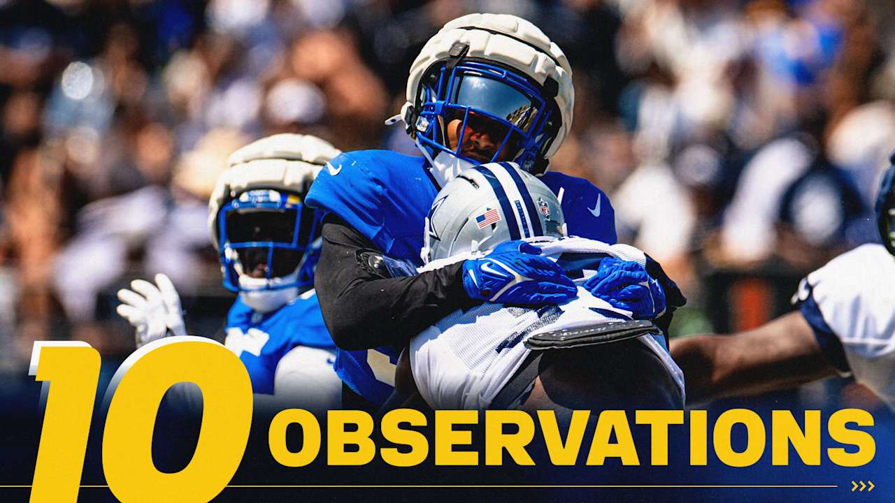 Featured image for Rams-Cowboys Joint Practice Highlights: Offense Shines, Defense Sets Tone