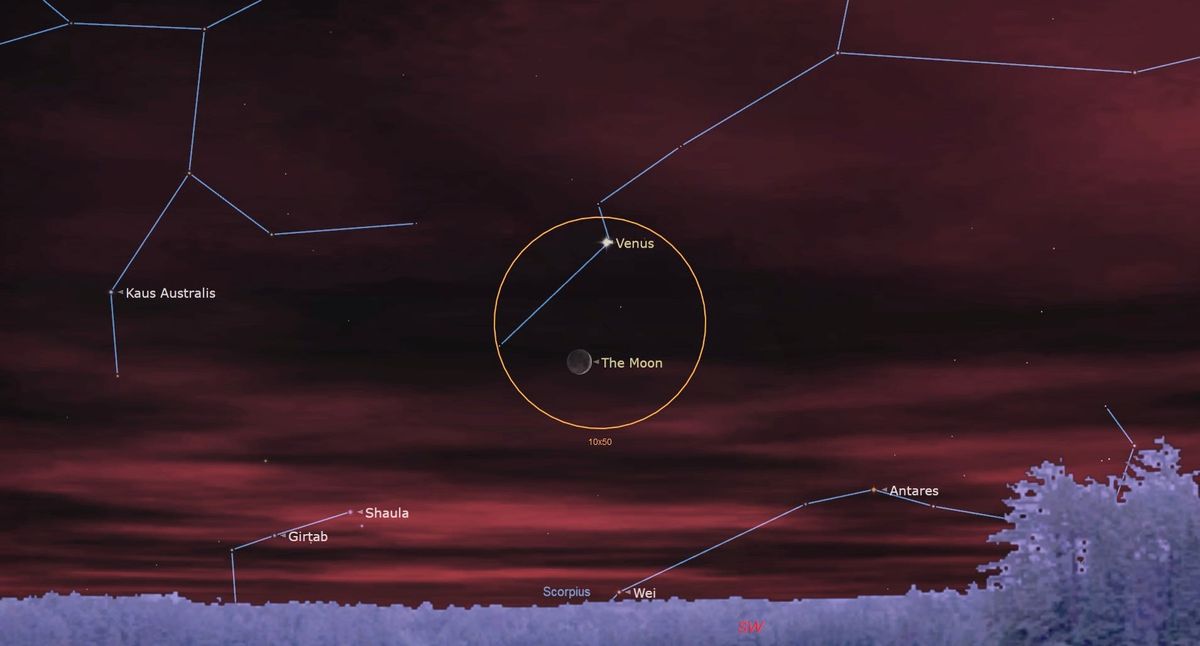 Celestial Show: Moon Dances with Venus and Saturn This Week
