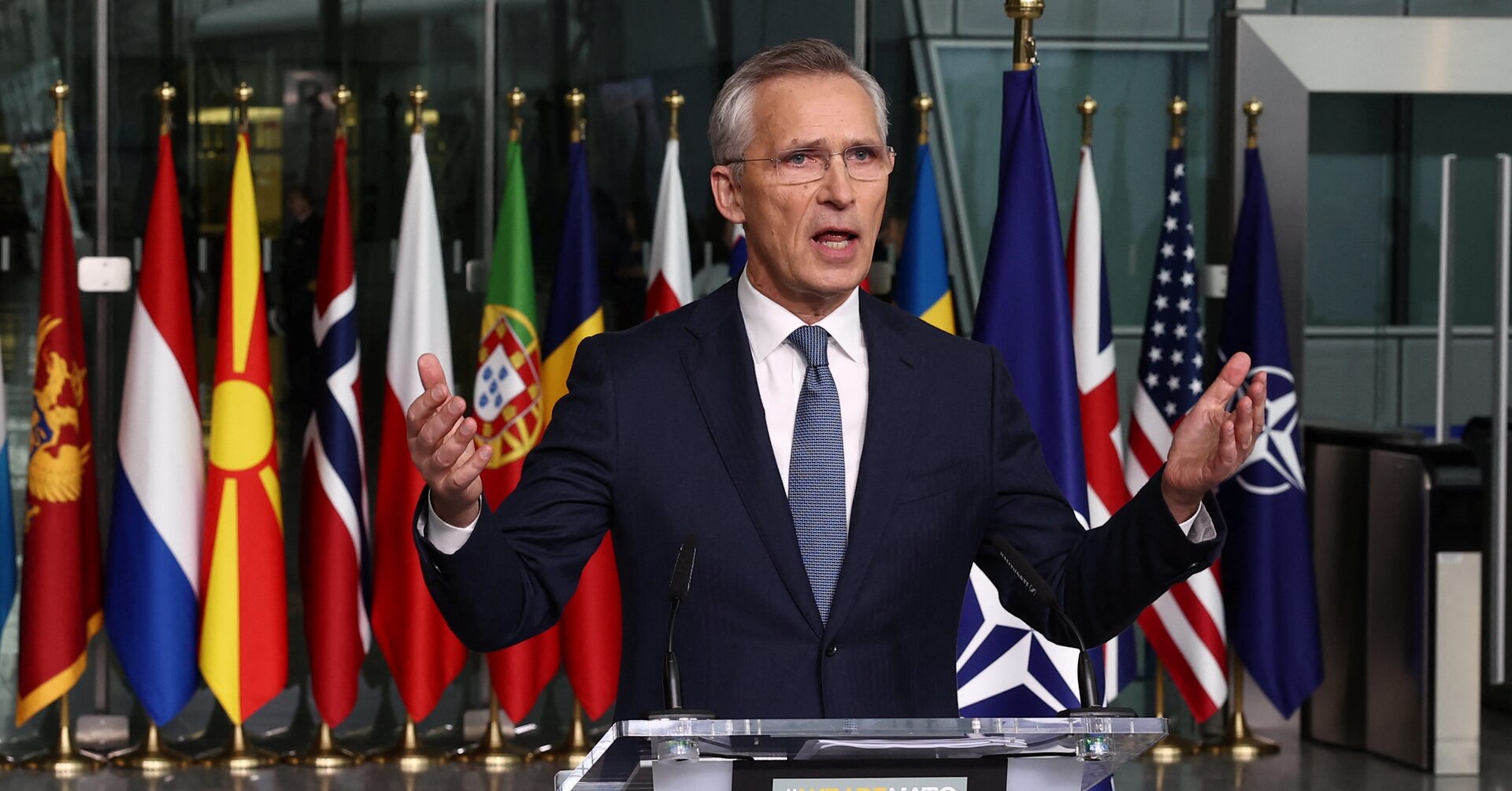 "NATO Chief Counters Pope, Urges Weapon Support for Ukraine"