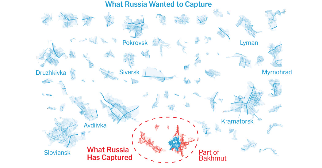 The Latest on Russia's War in Ukraine.